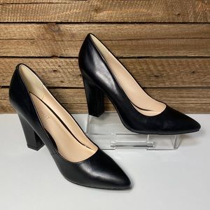 Nine West Basilica Block Heel Pump with Snakeskin Detail - New with Tags!